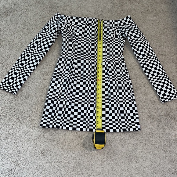 NEW!! Zara black and white plaid dress 👗 - Picture 8 of 13